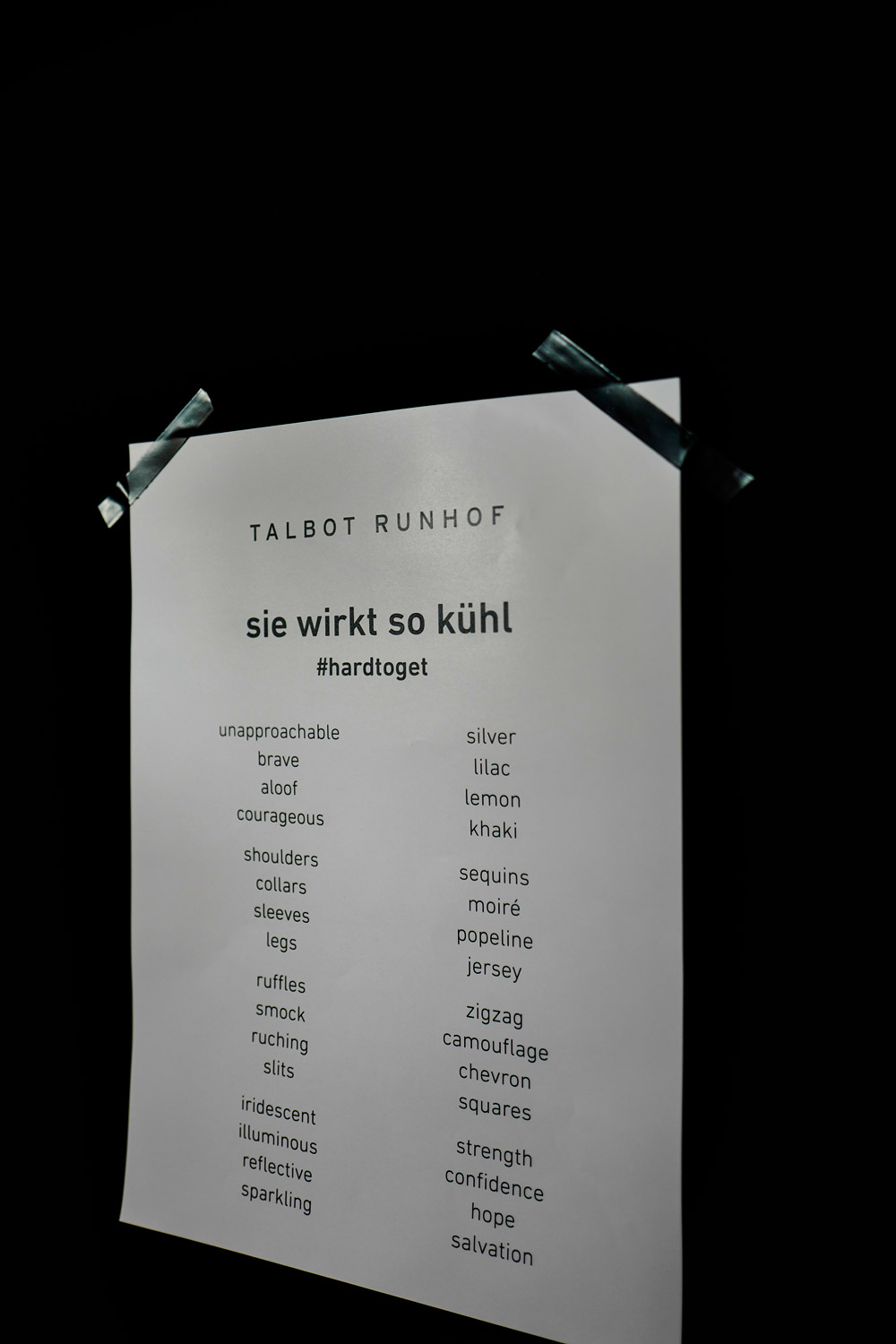 Fashion Week Paris 2018 - Talbot Runhof